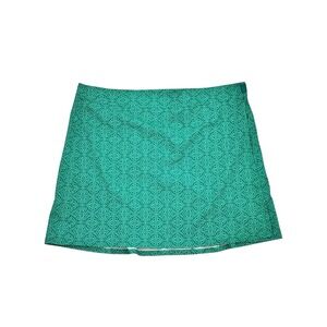 RipSkirt Hawaii Wrap Skirt Plus Sz XXL 20-22 Green Geometric Quick Dry NWT Beach